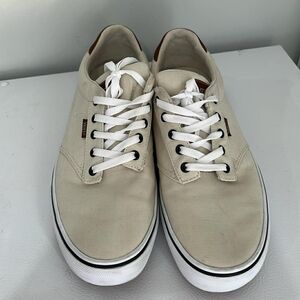Vans Atwood Deluxe  Men's Beige Canvas Sneakers